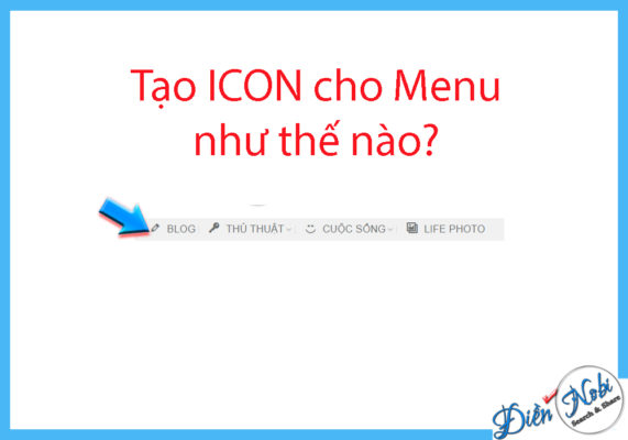 Cách thêm icon vào Menu trong Wordpress - Điền Nobi